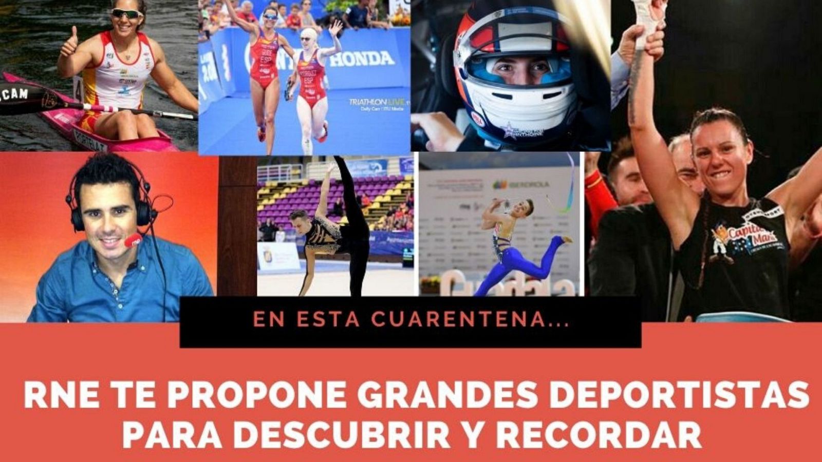 Grandes deportistas para descubrir o recordar en esta cuarentena