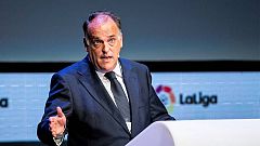 Tebas: "Con gente o sin gente, pero vamos a terminar las competiciones seguro"