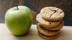 Receta de pastelillos de Galleta María con manzana a la canela