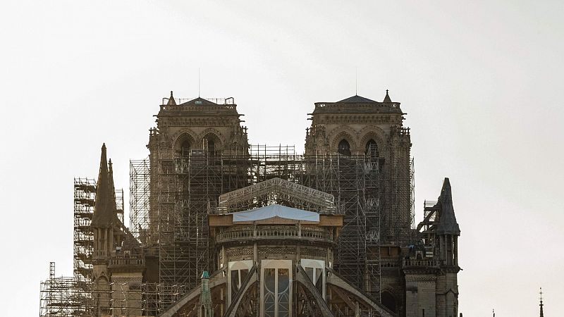 La campana de Notre Dame ha vuelto a sonar en el aniversario del incendio