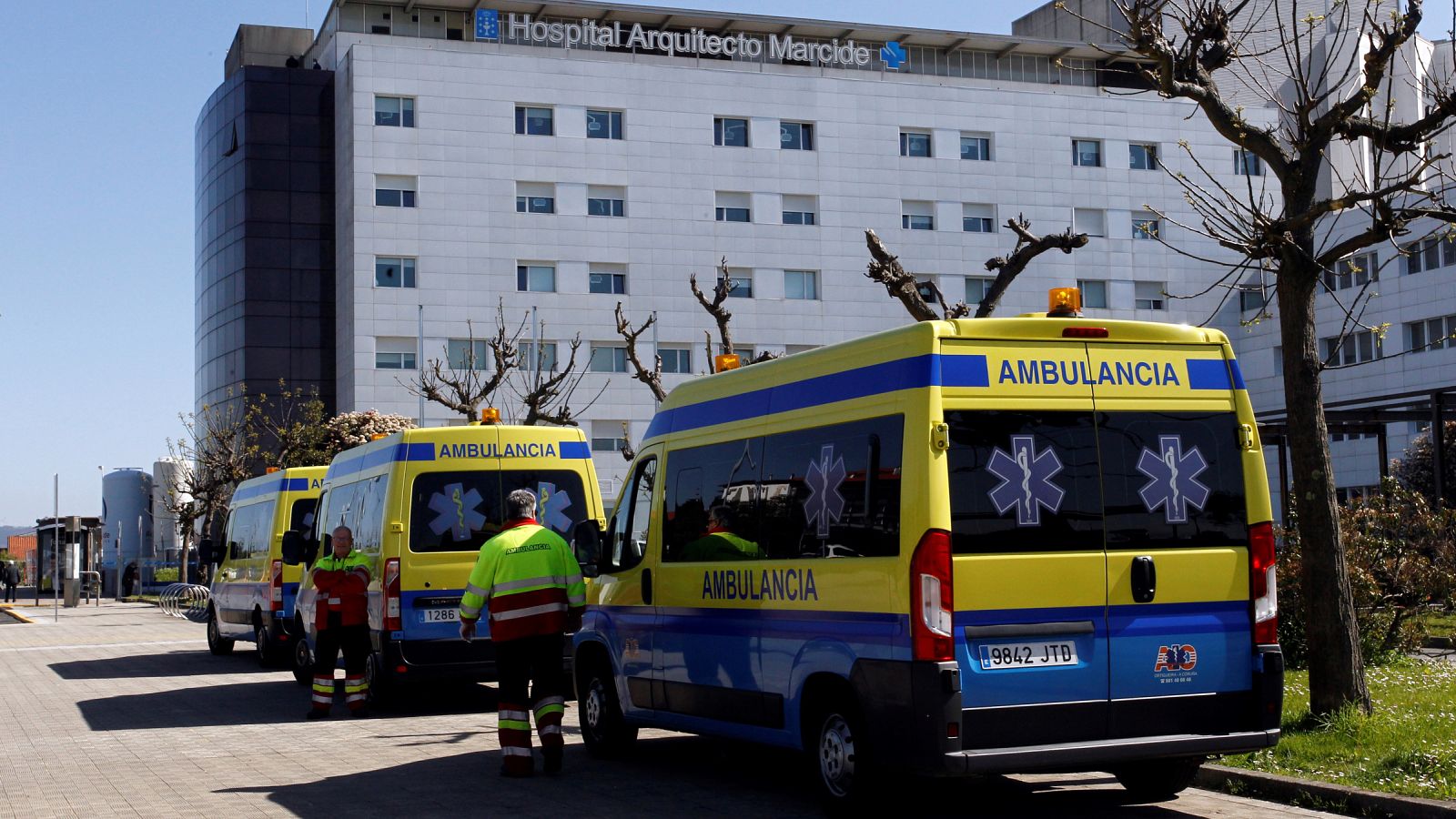 Vista del hospital Arquitecto Marcide de Ferrol