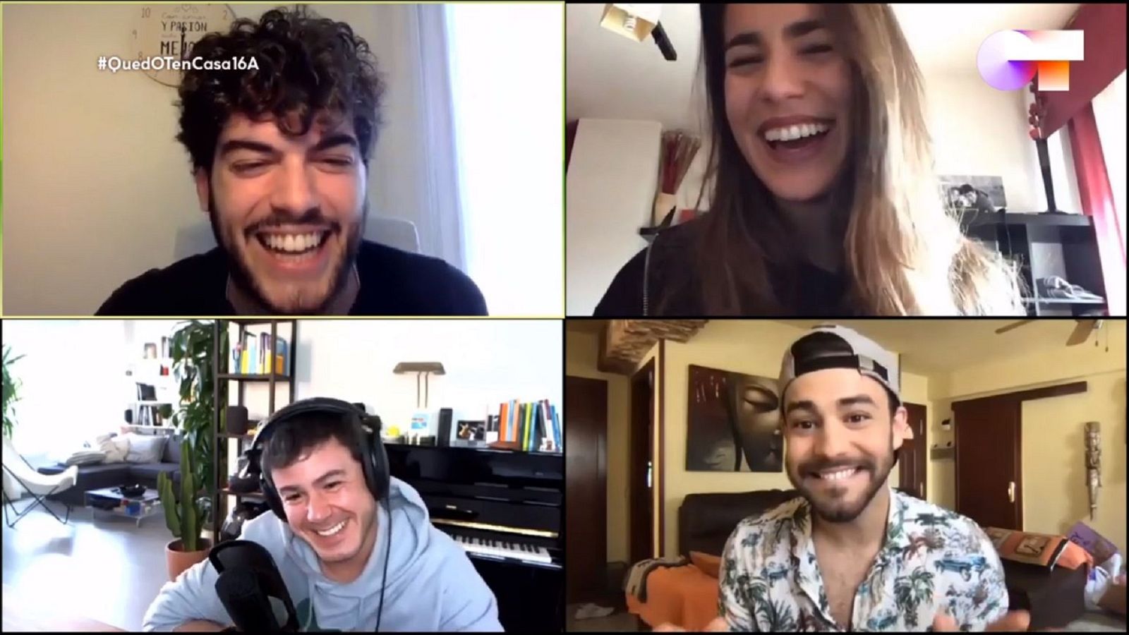 OT 2020 - Imagen del cuarto "Confina2" con Julia Medina y Agoney