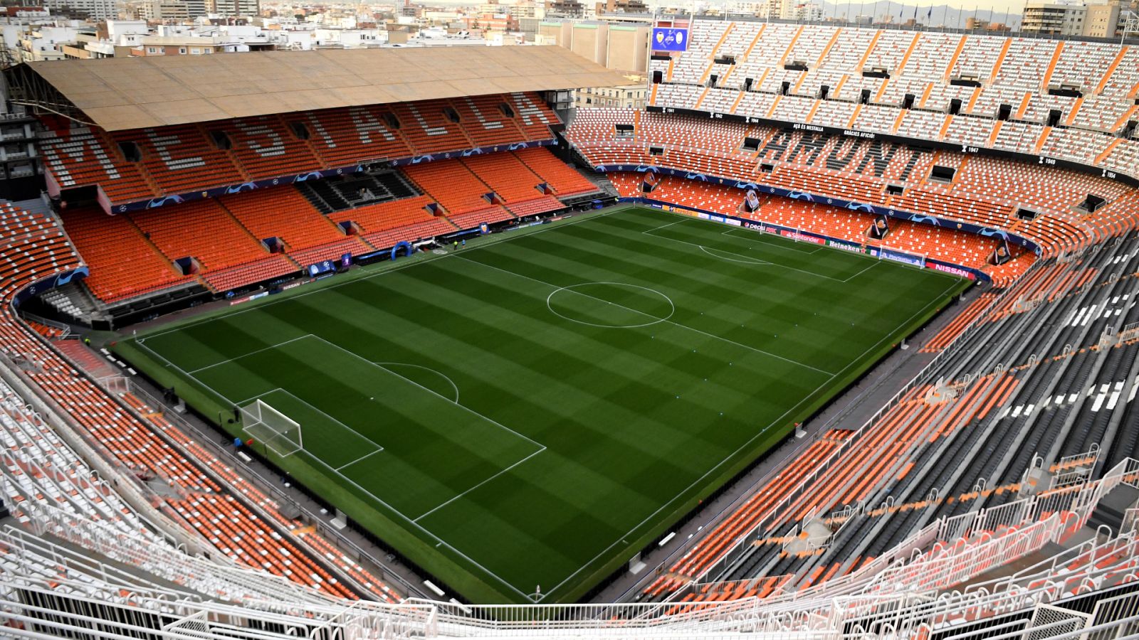 Imagen de archivo del estado valencianista de Mestalla.