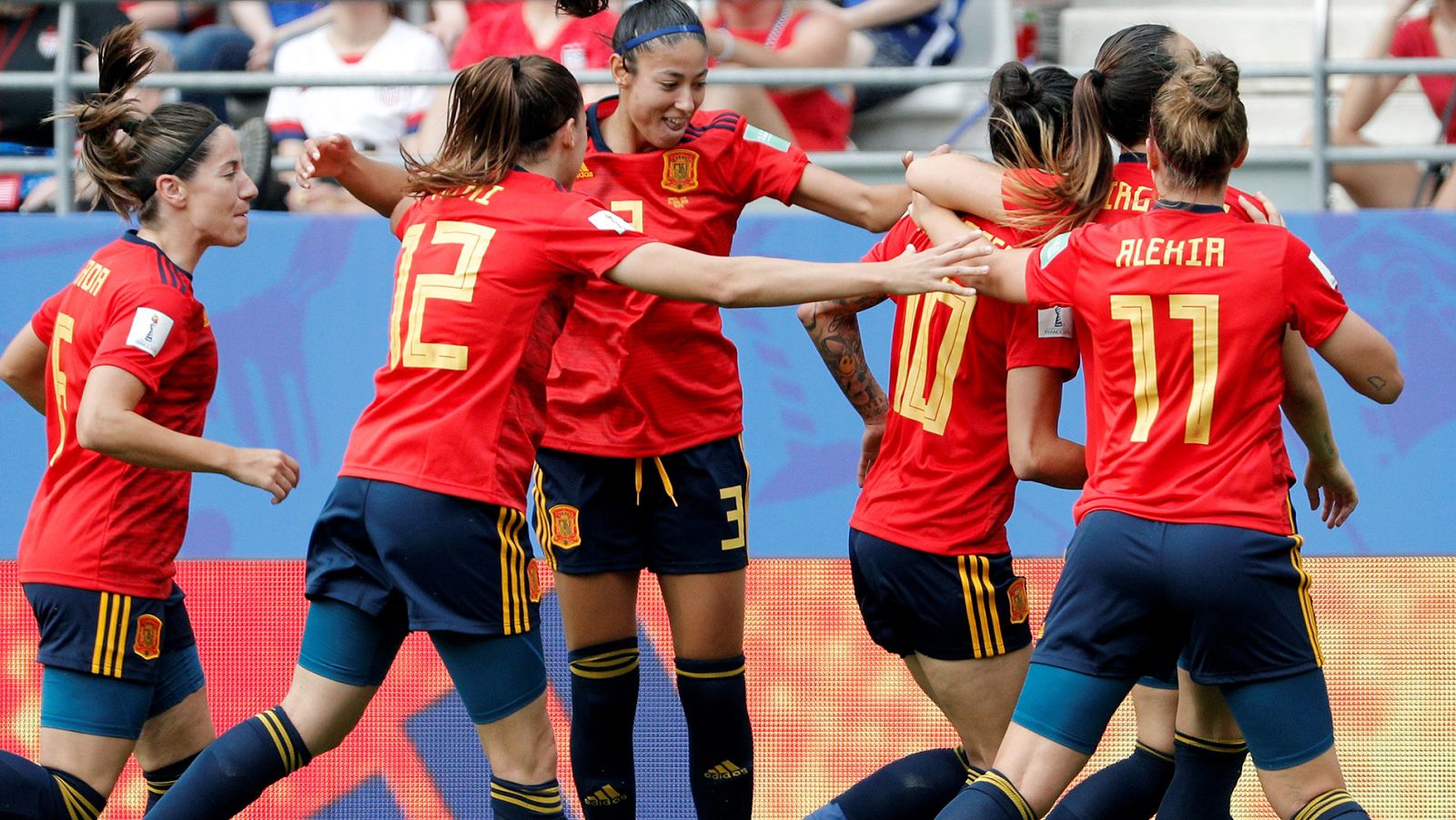 EspaÃ±a se enfrenta Estados Unidos en los octavos de final del Mundial femenino Francia 2019