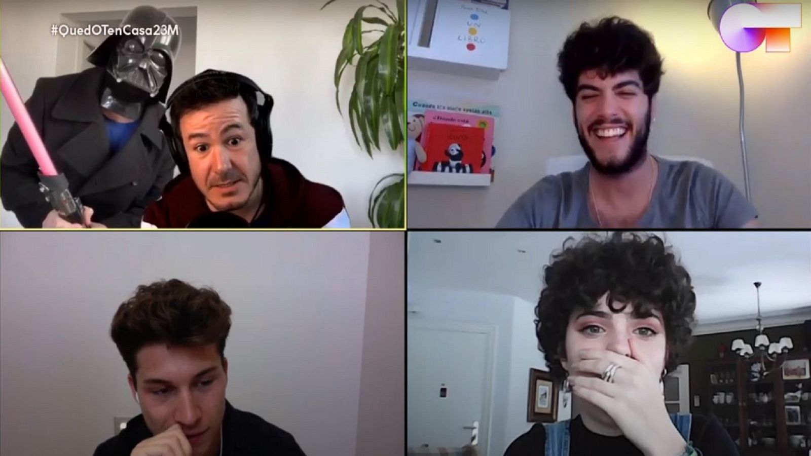 OT 2020 - Imagen del quinto programa "Confina2" de Rafa Romera e Ivan Labanda