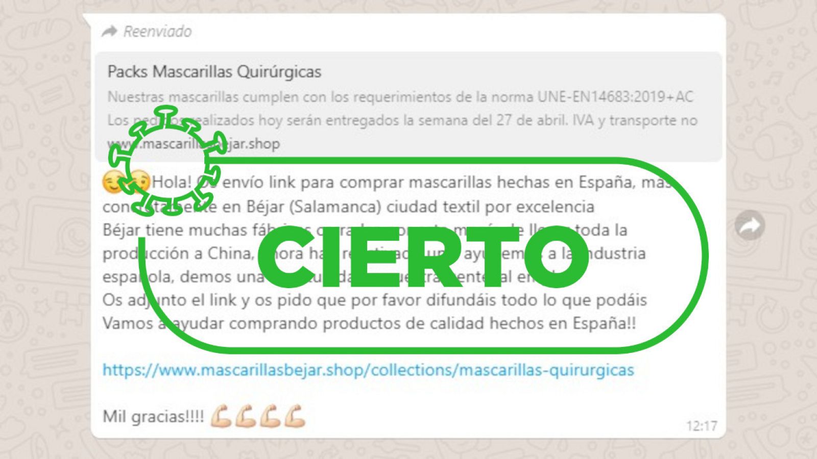 En Béjar están fabricando mascarillas quirúrgicas