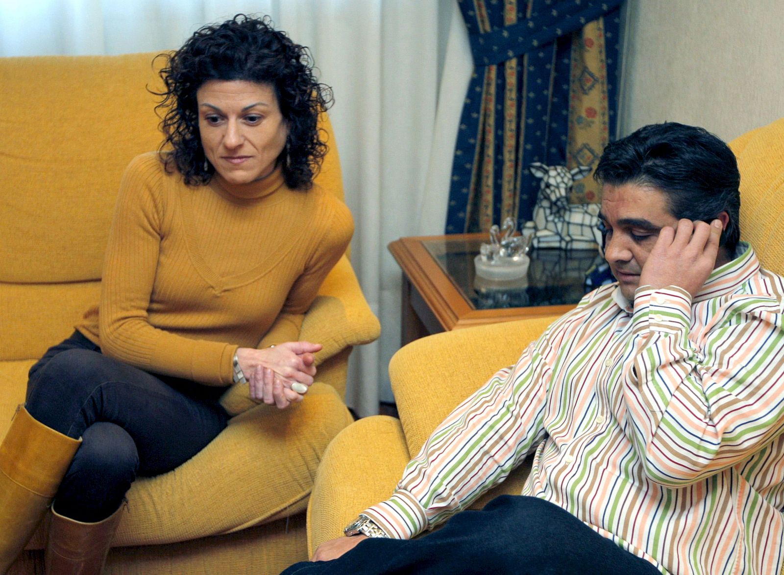 La hermana de José Cendón junto a su marido