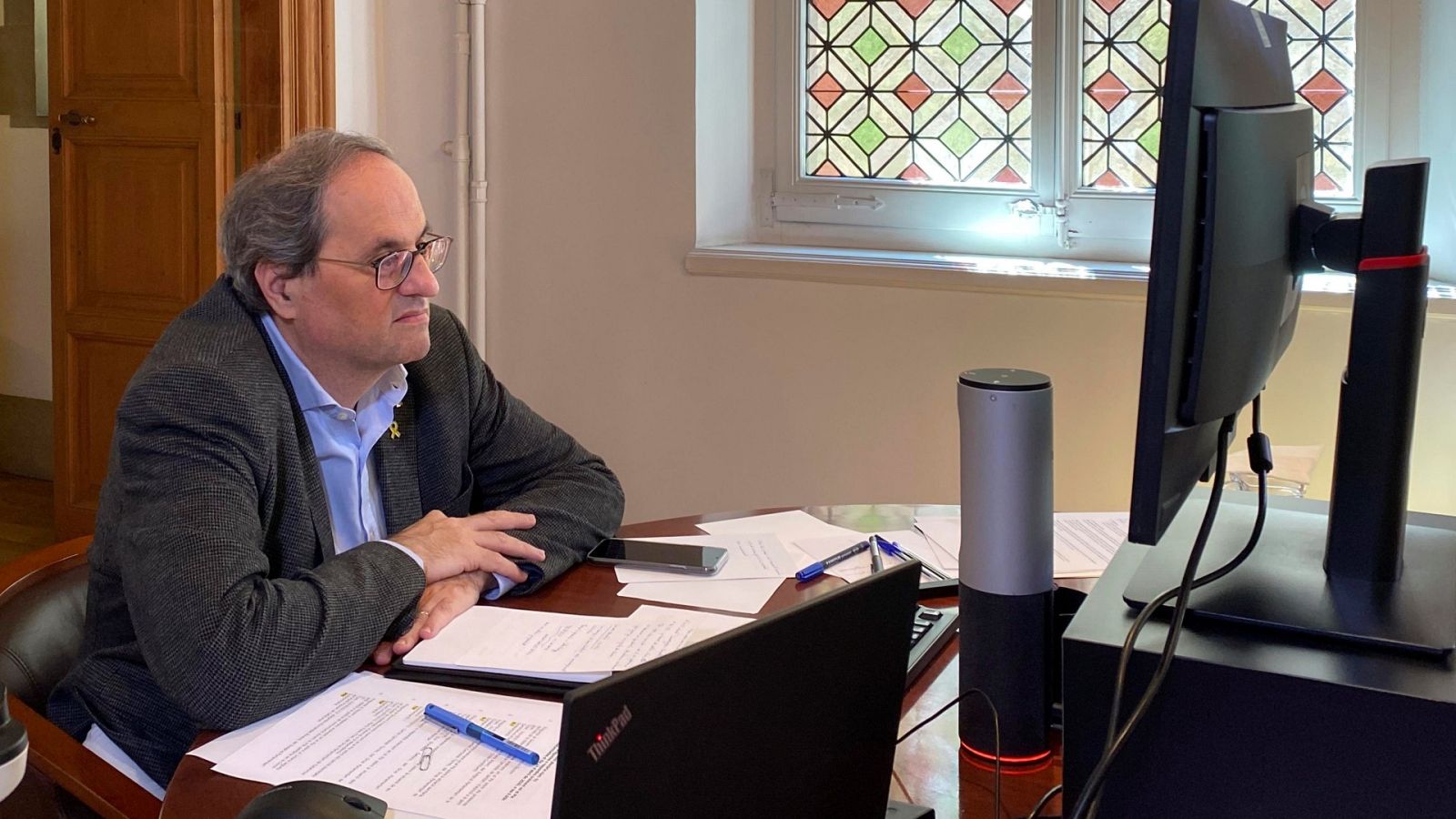 El presidente catalán, Quim Torra