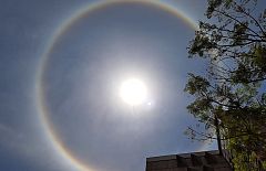 Halo solar y arcoíris, ¿son lo mismo?