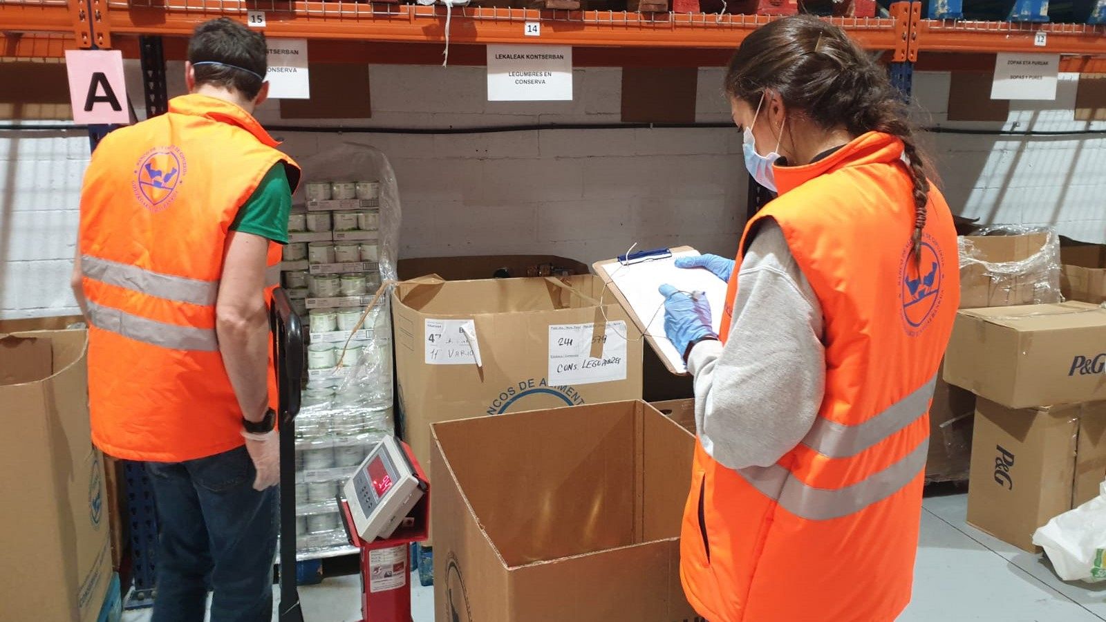 El Banco de Alimentos de Guipúzcoa prevé atender a un 30% más de beneficiarios este año