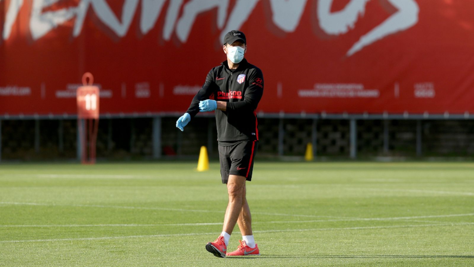 Diego Pablo Simeone, en el Cerro del Espino de Majadahonda