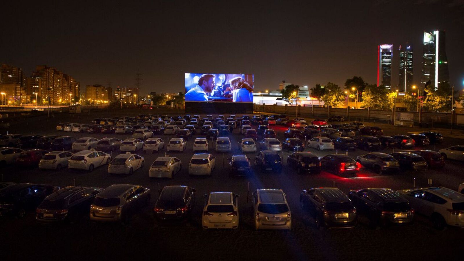 El Autocine Madrid RACE antes del confinamiento por el coronavirus