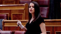 Arrimadas afirma que no ha garantizado el apoyo a un estado de alarma "light"