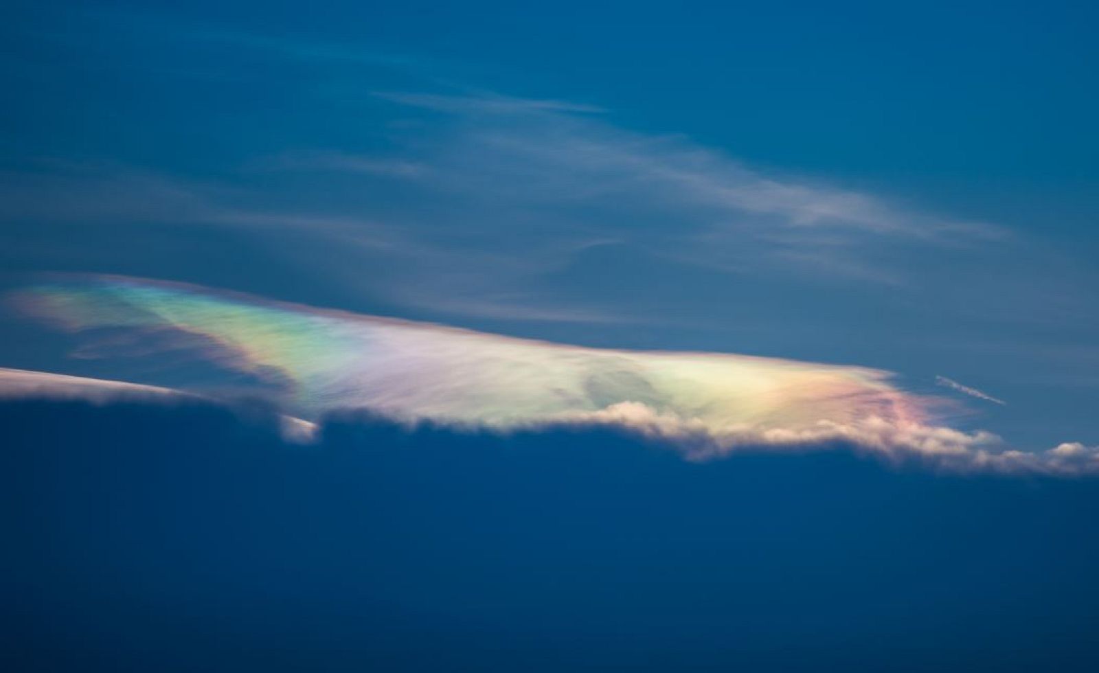 Las nubes iridiscentes