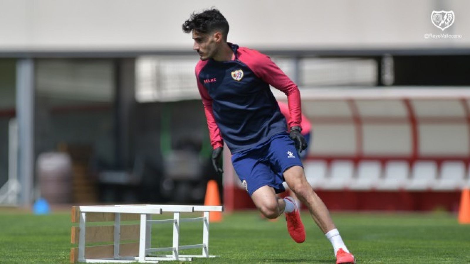 Imagen de uno de los entrenamientos individuales que había llevado a cabo el rayo Vallecano durante la pasada semana.