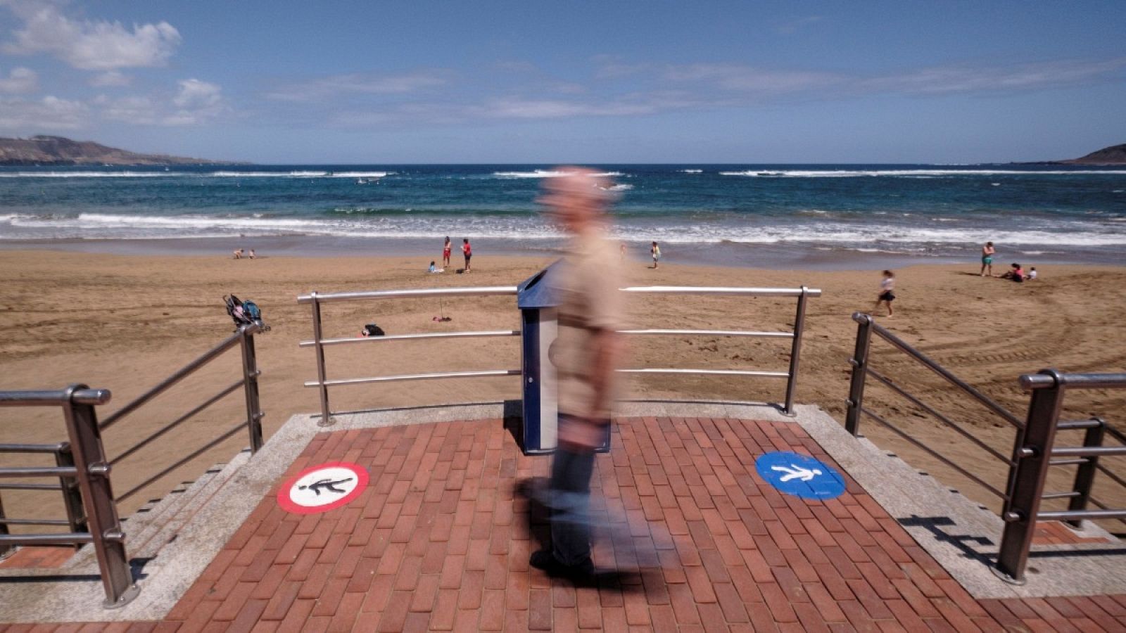 Playa de Las Canteras en Las Palmas de Gran Canaria