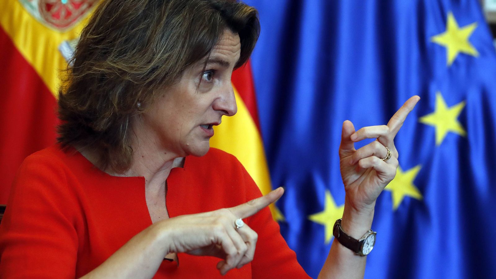 La vicepresidenta cuarta, Teresa Ribera