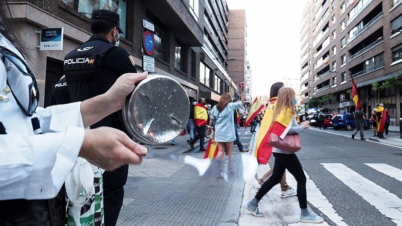 La Fiscalía dice que el estado de alarma no basta para prohibir manifestaciones salvo peligro para la salud pública
