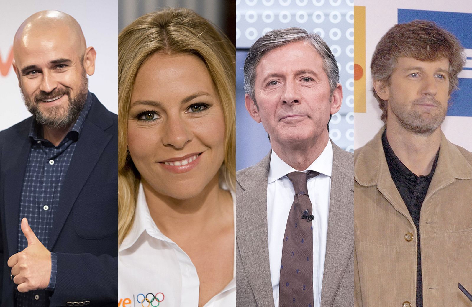 Marc Martín, Fe López, Jesús Álvarez y Amat Carceller