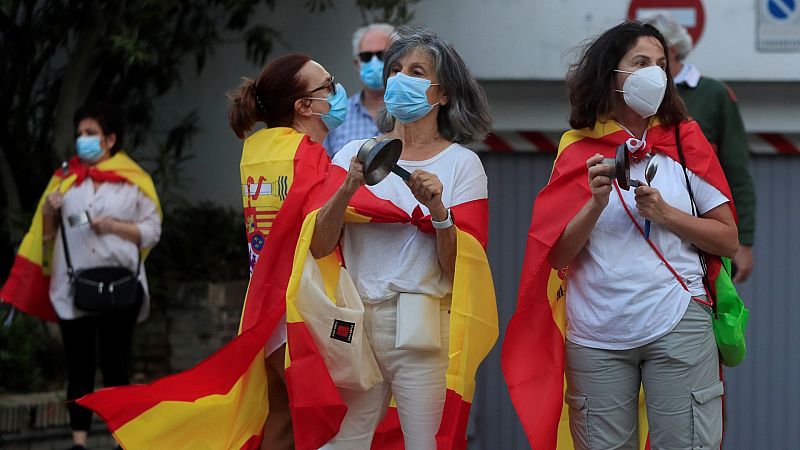 El Tribunal Superior de Justicia de Cataluña da luz verde a las manifestaciones de Vox contra el Gobierno