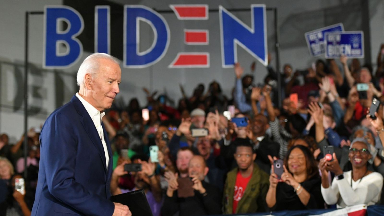 El candidato demócrata y exvicepresidente Joe Biden.