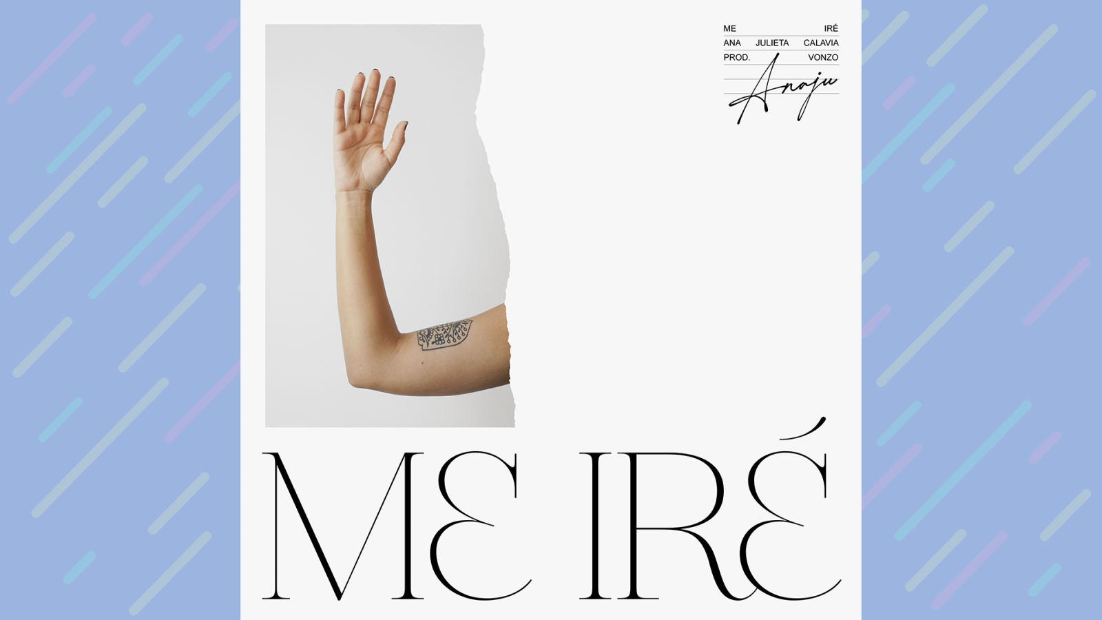 OT 2020 - Portada del primer single de Anajú, "Me iré"