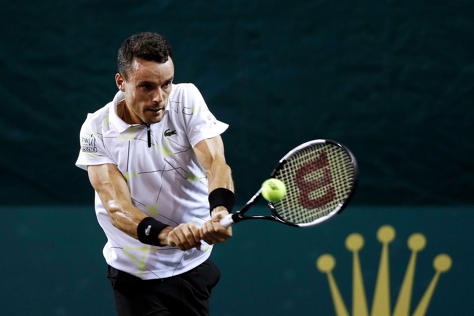 Bautista, en acción en el Paris Masters 2019