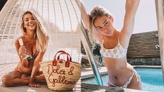Alice Campello y Laura Escanes, divinas en bikini durante y después del embarazo