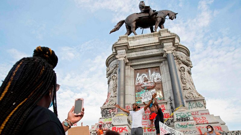 Virginia retirará una estatua del general confederado Robert E. Lee tras las protestas raciales