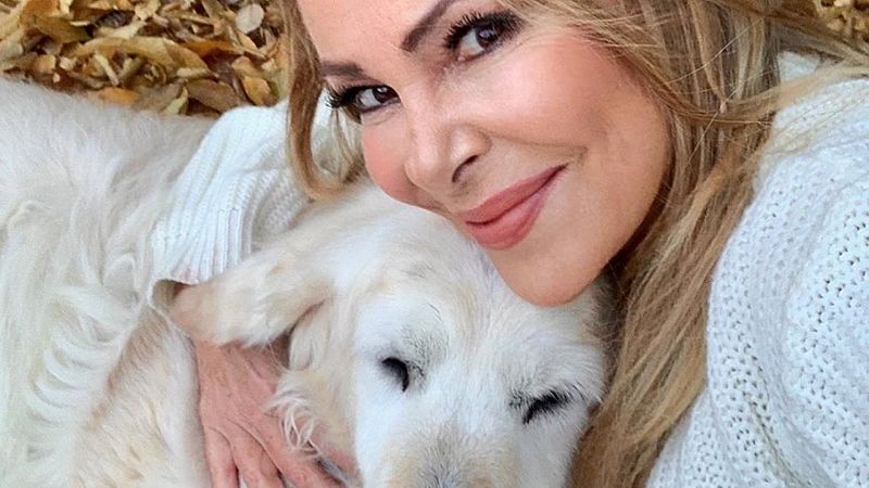 Ana Obregón le cuenta a su hijo Álex que ha muerto Luna, su perra. 