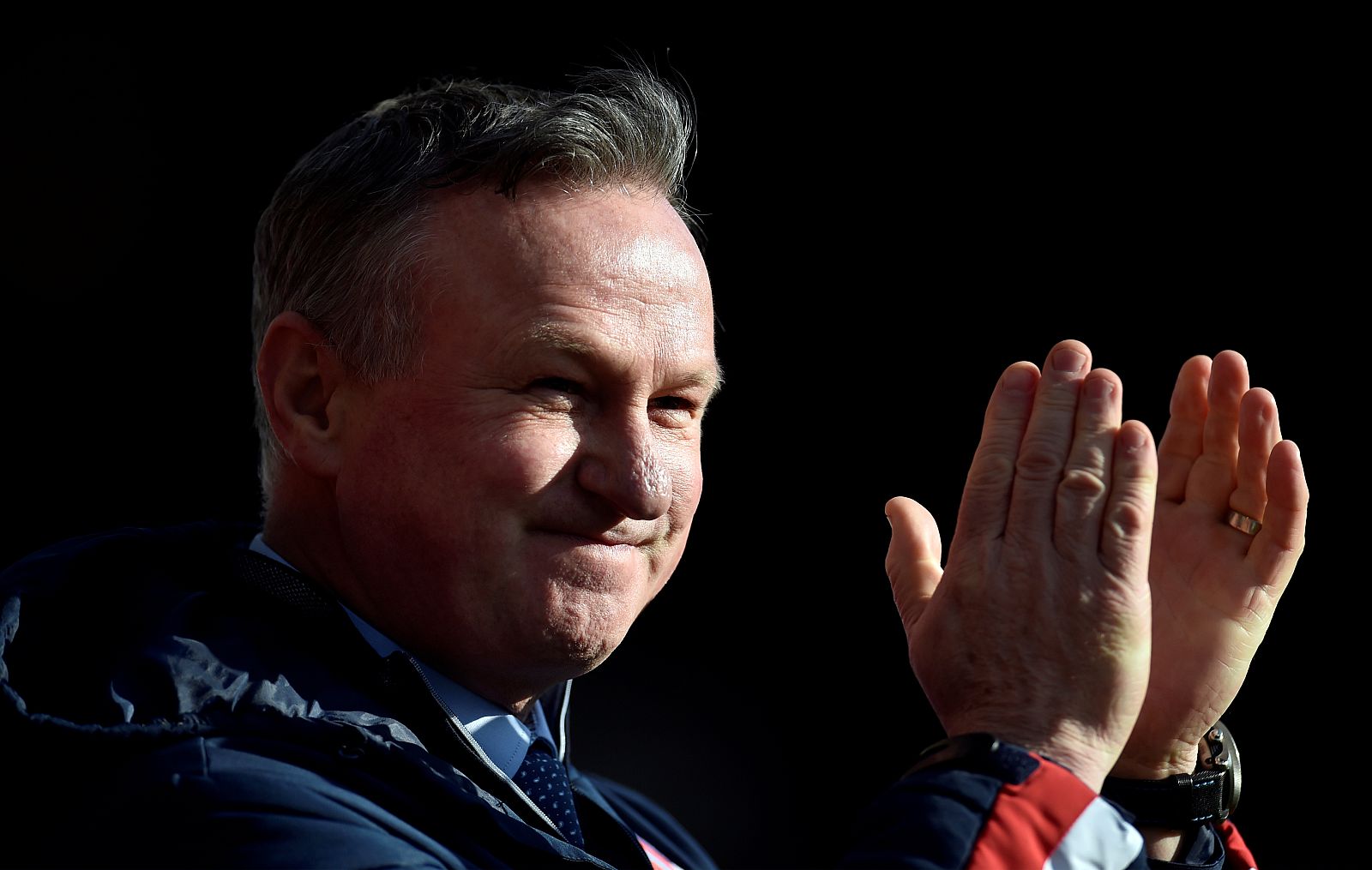 Imagen de archivo del entrenador  del Stoke City, Michael O'Neill.