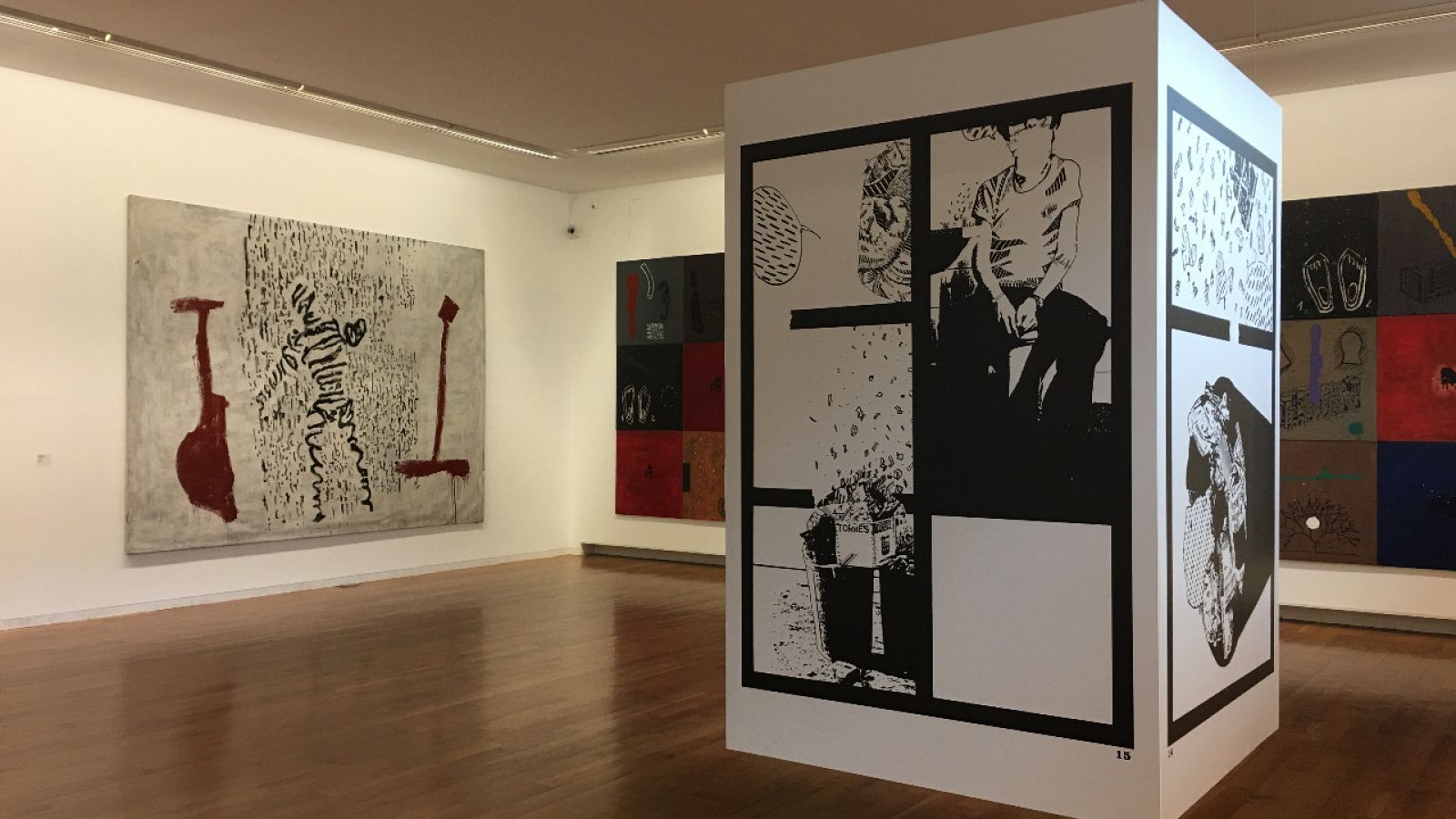 Imagen de la exposición 'Caosmos' en el CGAC de Santiago de Compostela.