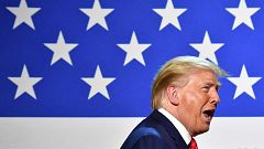 Trump promete mejorar la formación para una policía "más fuerte" y abordar las desigualdades de las minorías