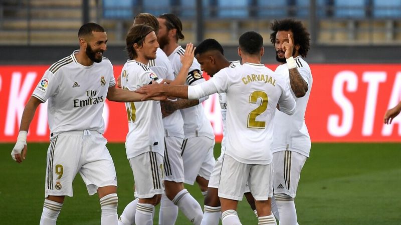 El Real Madrid soluciona en 45 minutos su encuentro contra el Eibar