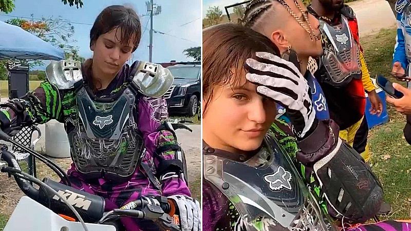 Rosalía y Rauw Alejandro, de motocross en Florida, ¿se avecina colaboración?