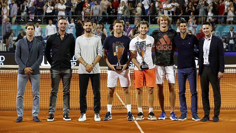 El tenista croata Borna Coric también da positivo tras jugar el torneo de Djokovic