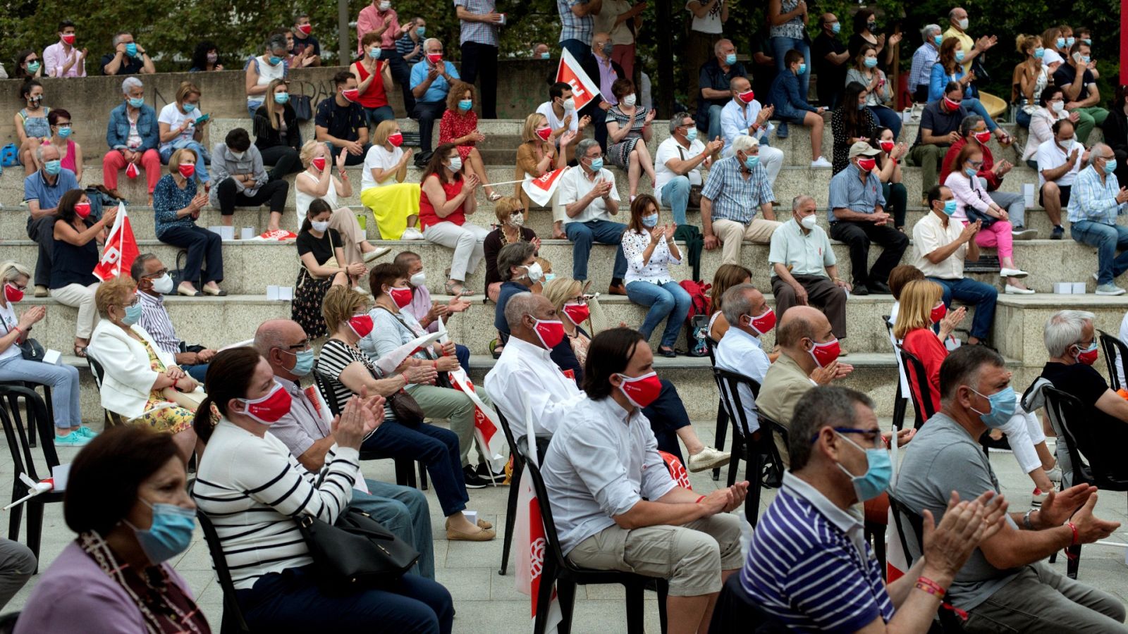 Acto de campaña para el 12J
