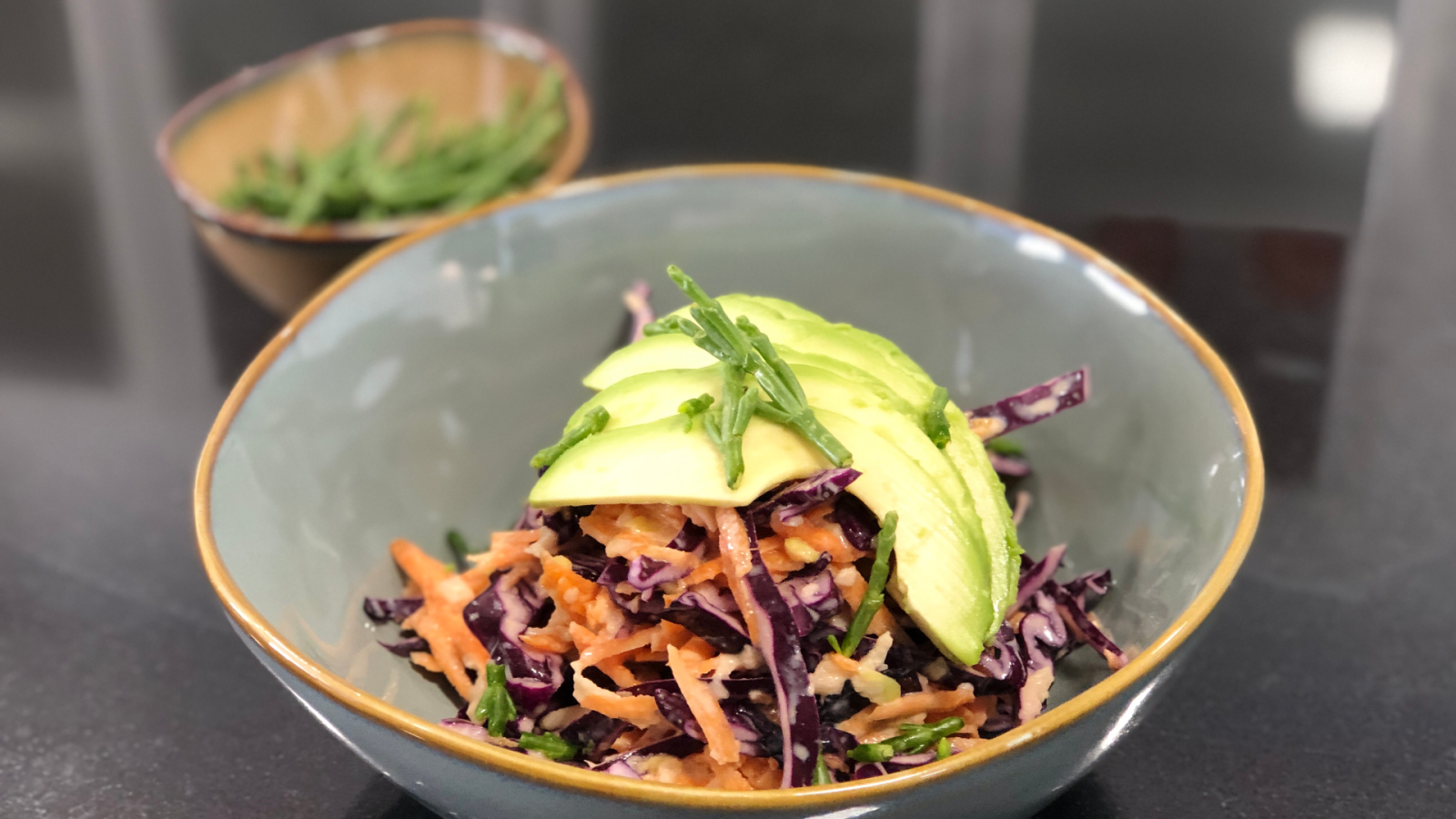 Ensalada de lombarda y manzana