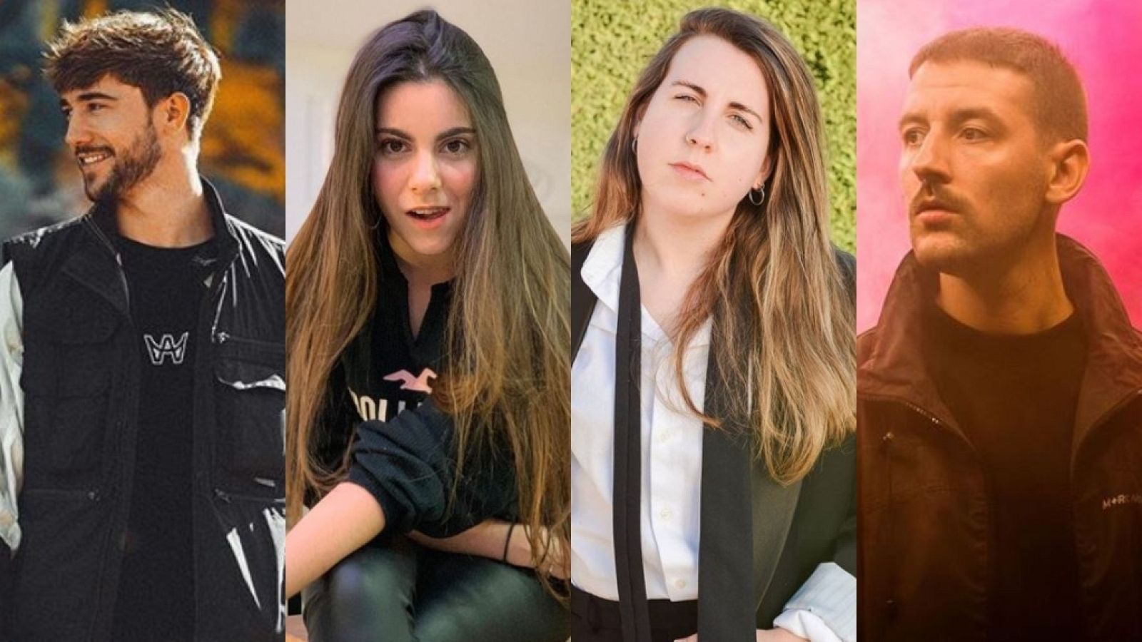 Guille y Shifer What, Martina D'Antiochia, Carolina Iglesias y Erik Urano