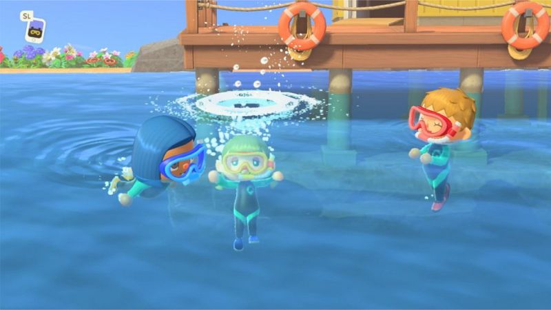 Animal Crossing: New Horizons permitirá nadar y bucear en su actualización veraniega