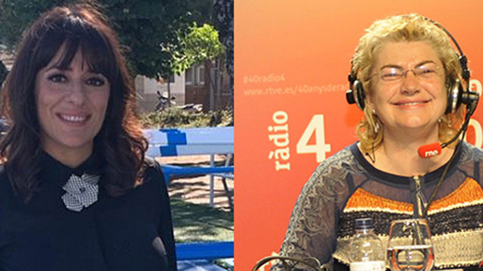 Alicia Gómez Sánchez y Rosa María Quitllet