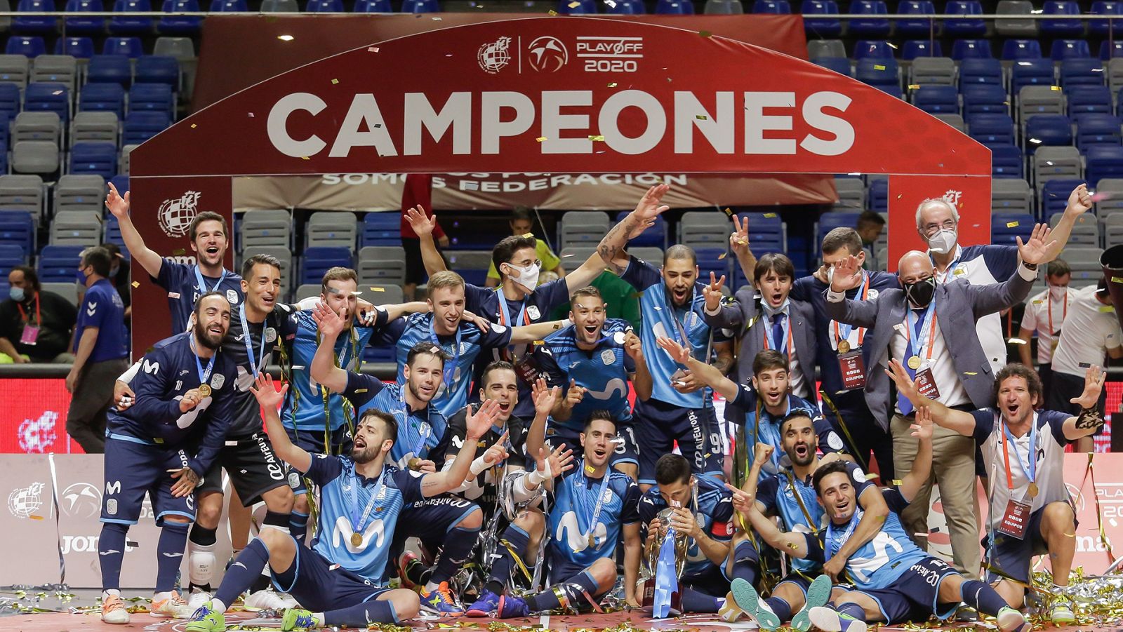 Final de la fase por el tÃ­tulo de Primera DivisiÃ³n de fÃºtbol sala ViÃ±a Albali ValdepeÃ±as-Movistar Inter