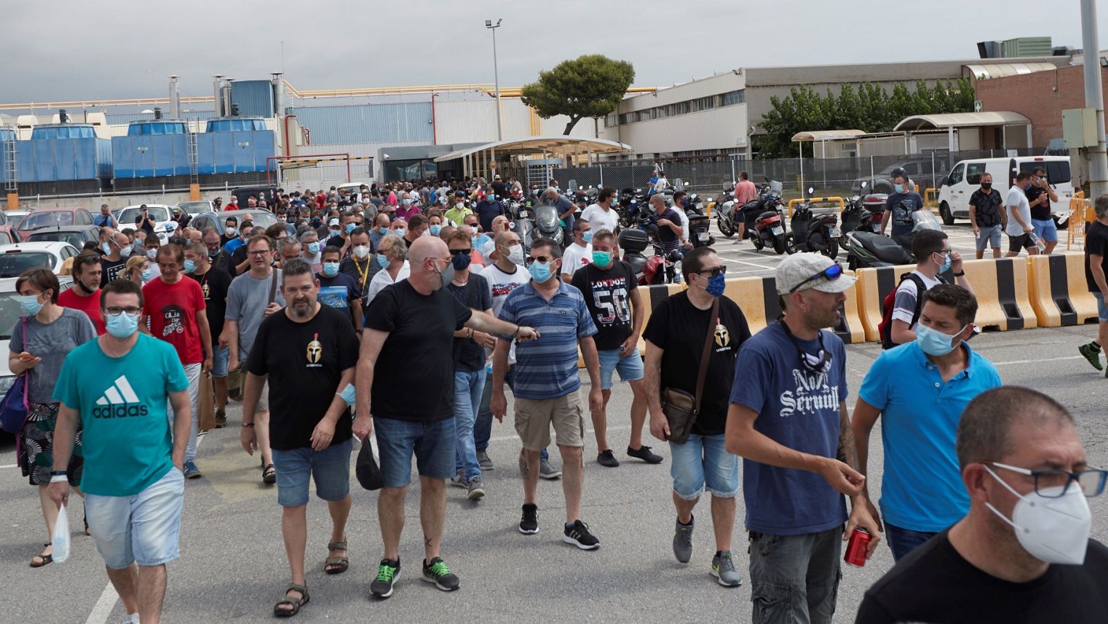 Pitada en la planta de Nissan contra el ERE