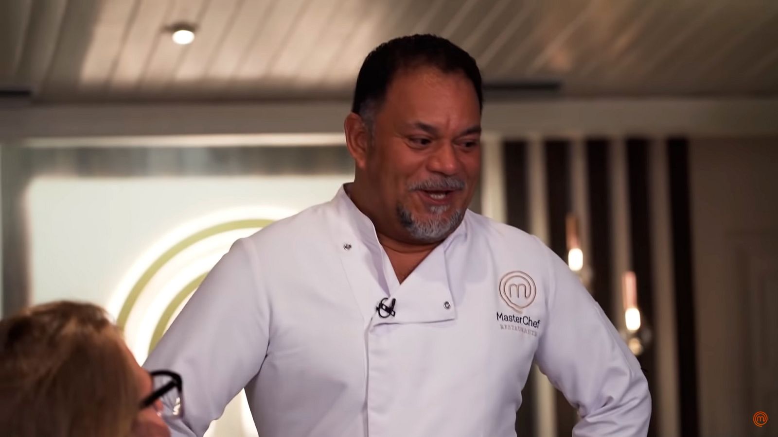 Michael en el programa Xtra de MasterChef