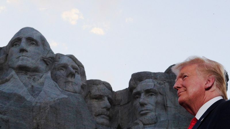 Trump arranca el 4 de julio con defensa a los monumentos: "Las turbas enojadas" buscan "acabar con Estados Unidos"