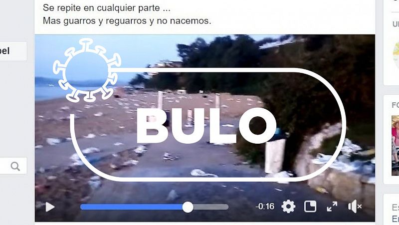 Estas imágenes de basura y "mascarillas" en la Playa de Los Peligros de Santander son anteriores al COVID19