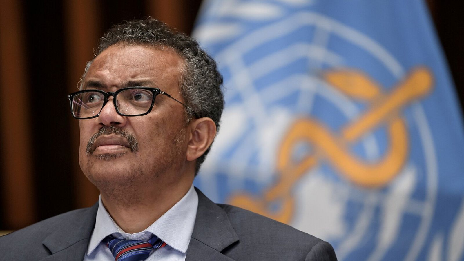 El director general de la OMS, Tedros Adhanom Ghebreyesus, durante una rueda de prensa