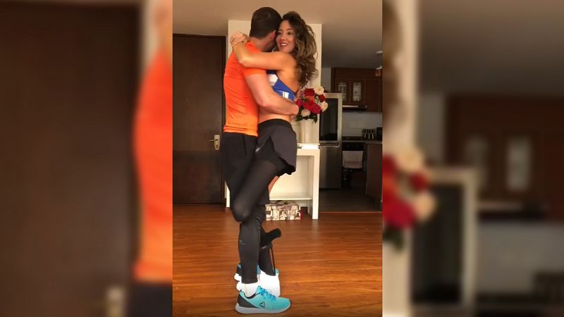 Daniella Álvarez, ex Miss Colombia, vuelve a bailar días después de que le amputaran una pierna