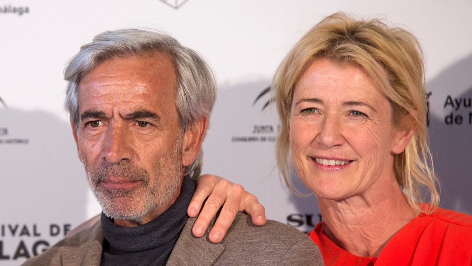 Los actores Imanol Arias y Ana Duato.