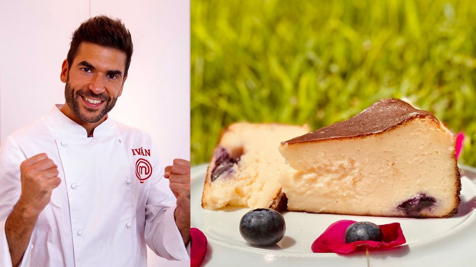 Tarta de queso de Iván de MasterChef